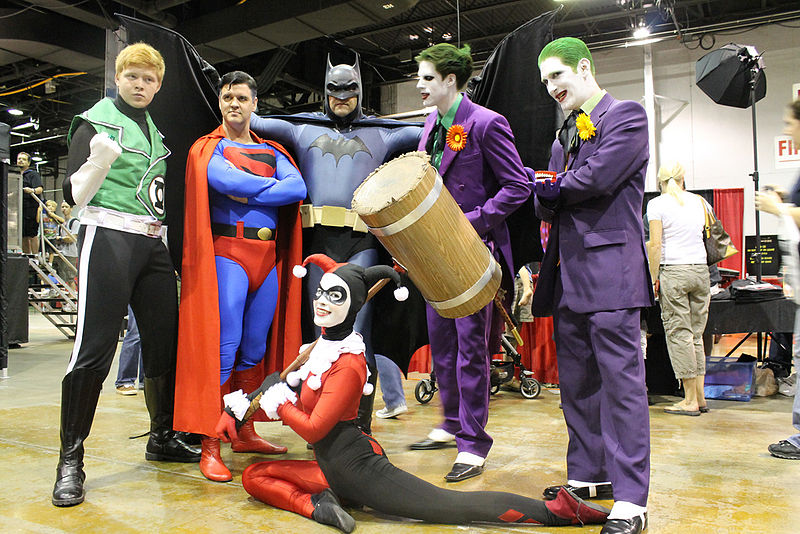 A group of cosplayers