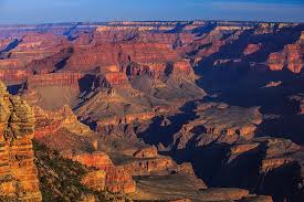A bright View of the Grand Canyon